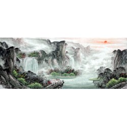 Chinese Landscape Painting - CNAG015100