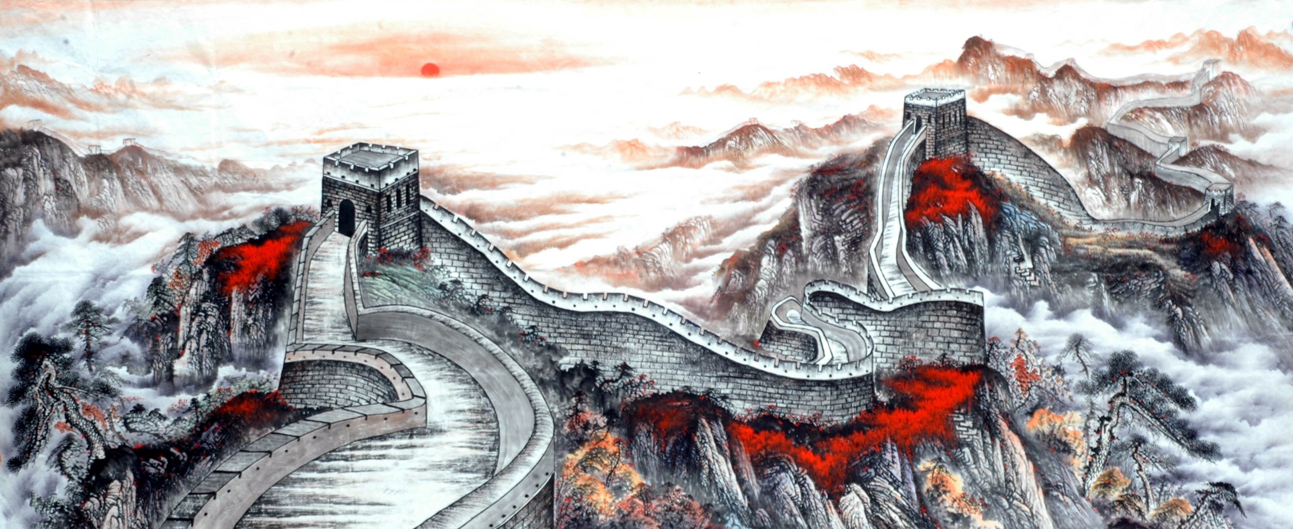 Chinese Landscape Painting - CNAG015101