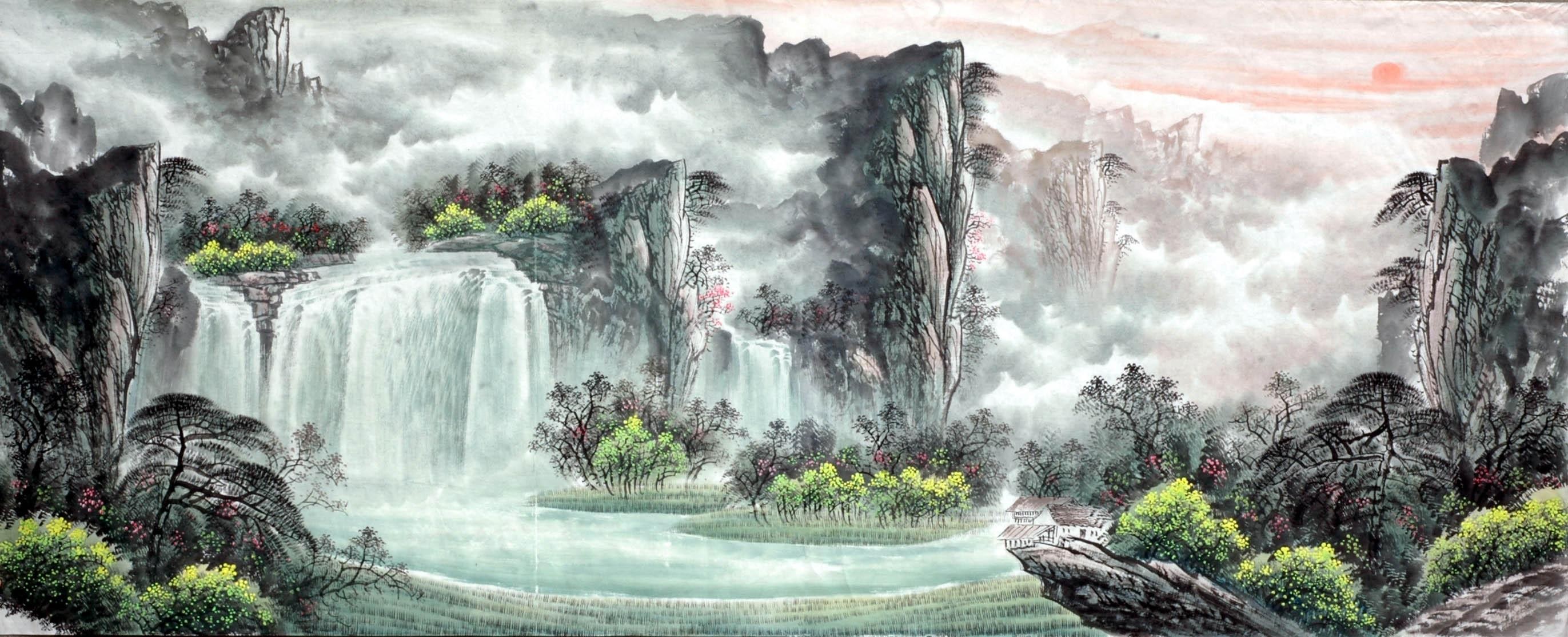 Chinese Landscape Painting - CNAG015102