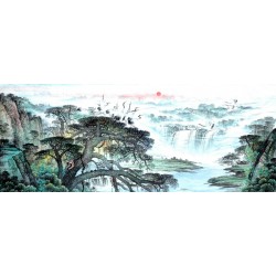 Chinese Landscape Painting - CNAG015103