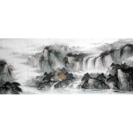 Chinese Landscape Painting - CNAG015104