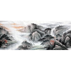 Chinese Landscape Painting - CNAG015105