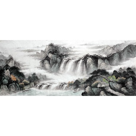 Chinese Landscape Painting - CNAG015107