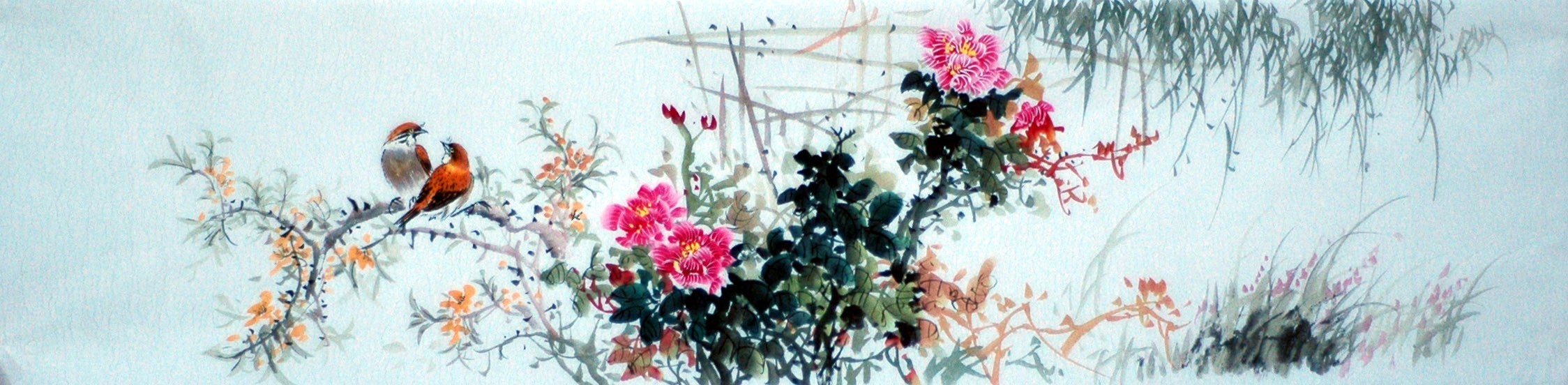 Chinese Flowers&Trees Painting - CNAG015114