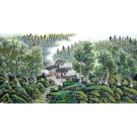 Chinese Landscape Painting - CNAG015132
