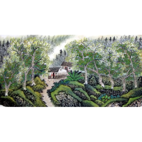 Chinese Landscape Painting - CNAG015133