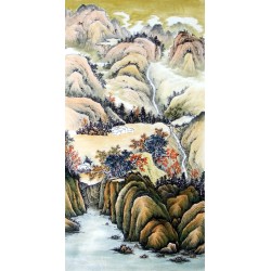 Chinese Landscape Painting - CNAG015135