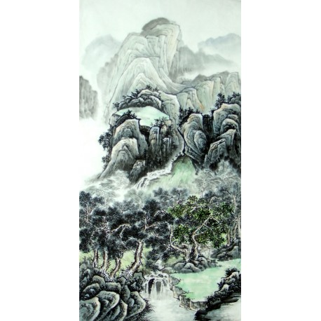 Chinese Landscape Painting - CNAG015136