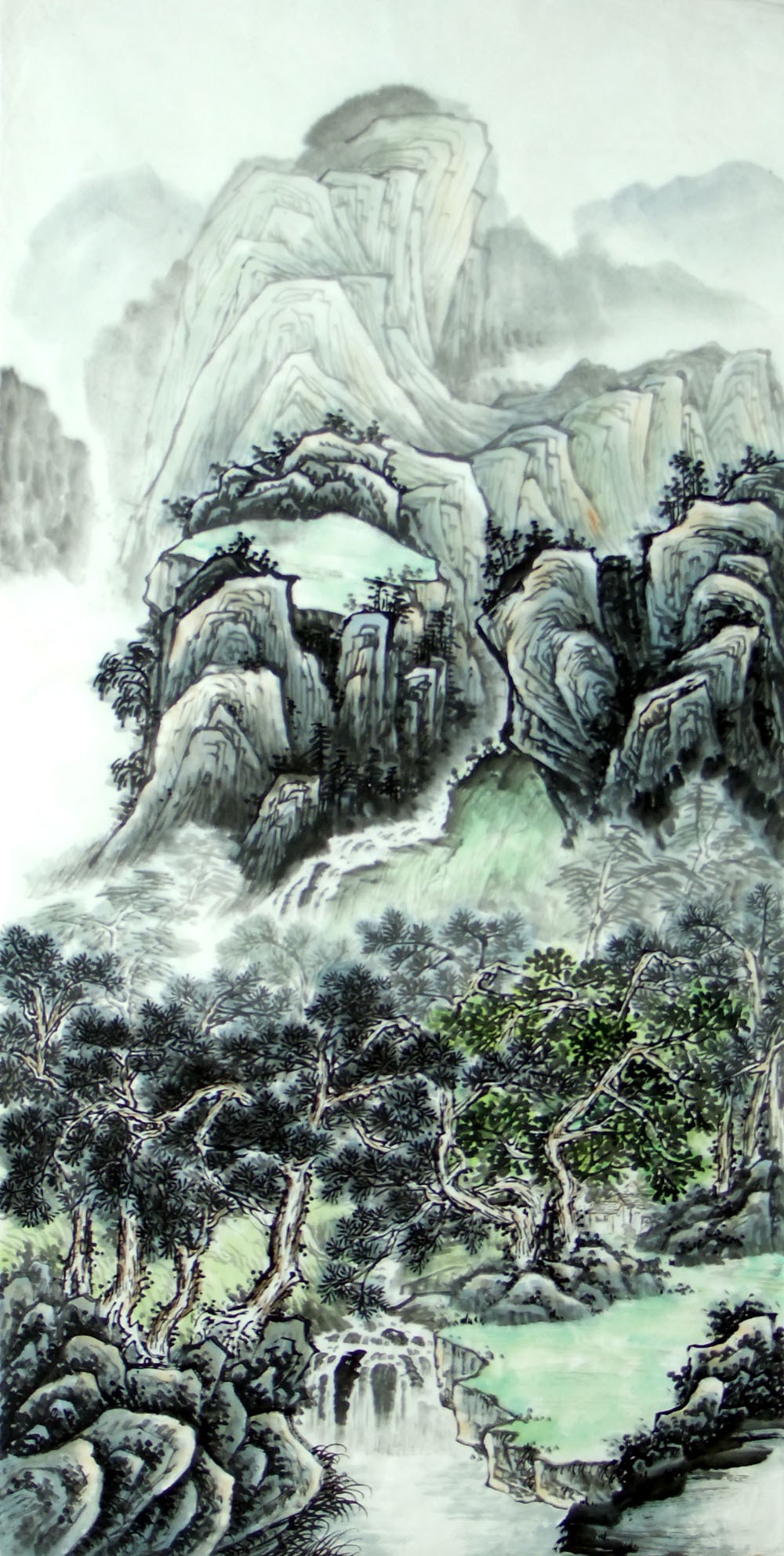Chinese Landscape Painting - CNAG015136