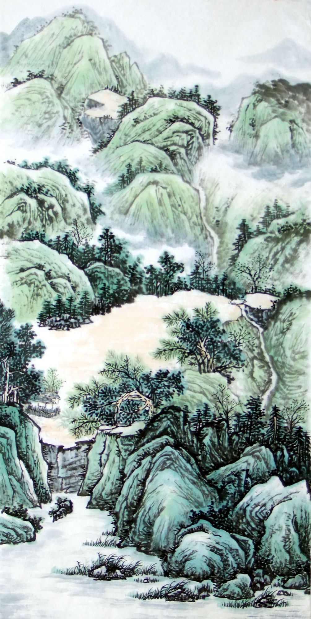 Chinese Landscape Painting - CNAG015137
