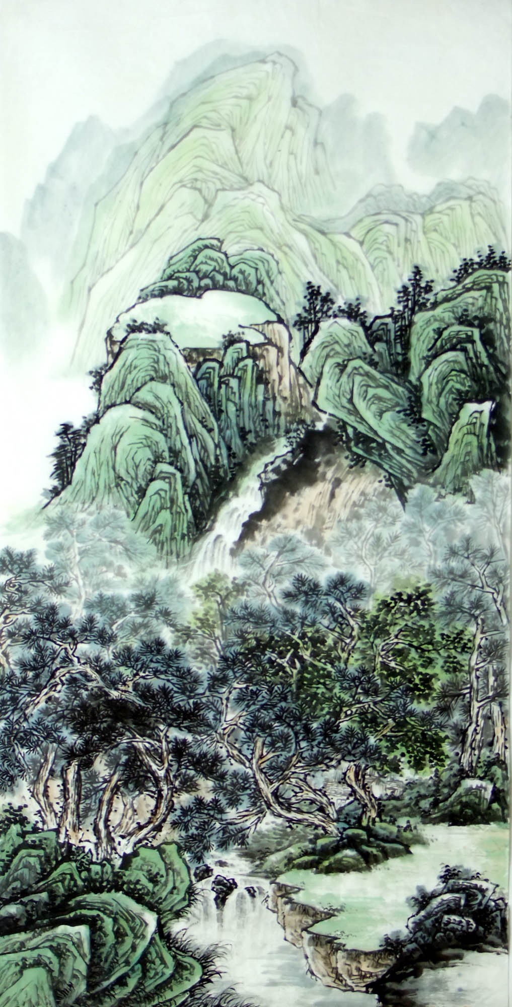 Chinese Landscape Painting - CNAG015138