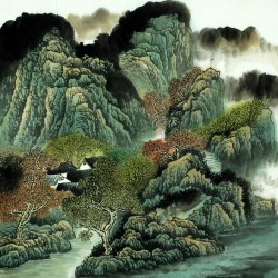 Chinese Landscape Painting - CNAG015142