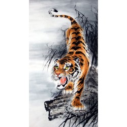 Chinese Tiger Painting - CNAG015143