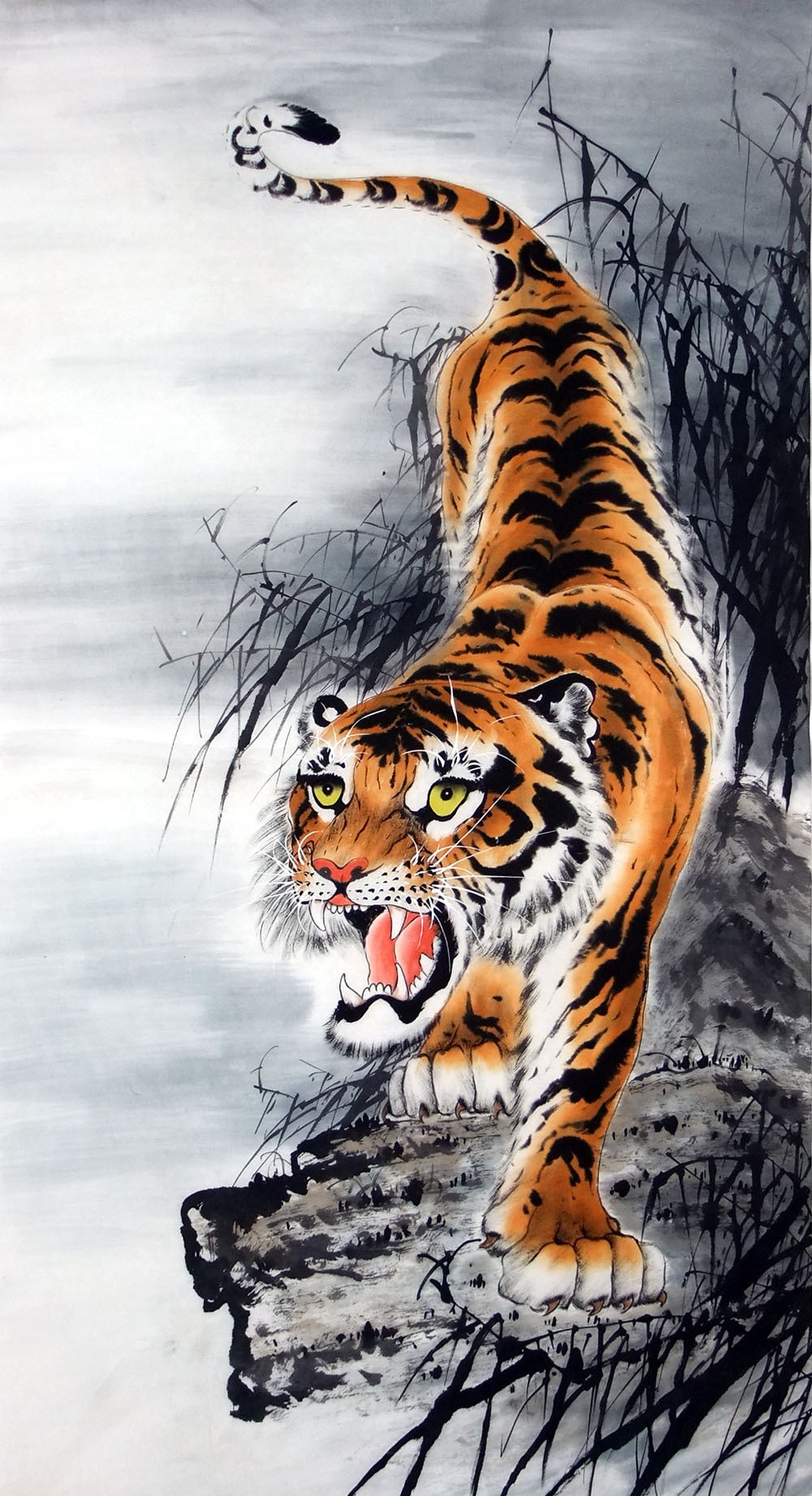 Chinese Tiger Painting - CNAG015143