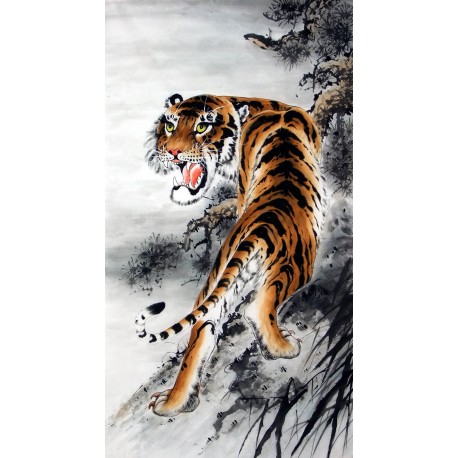 Chinese Tiger Painting - CNAG015144