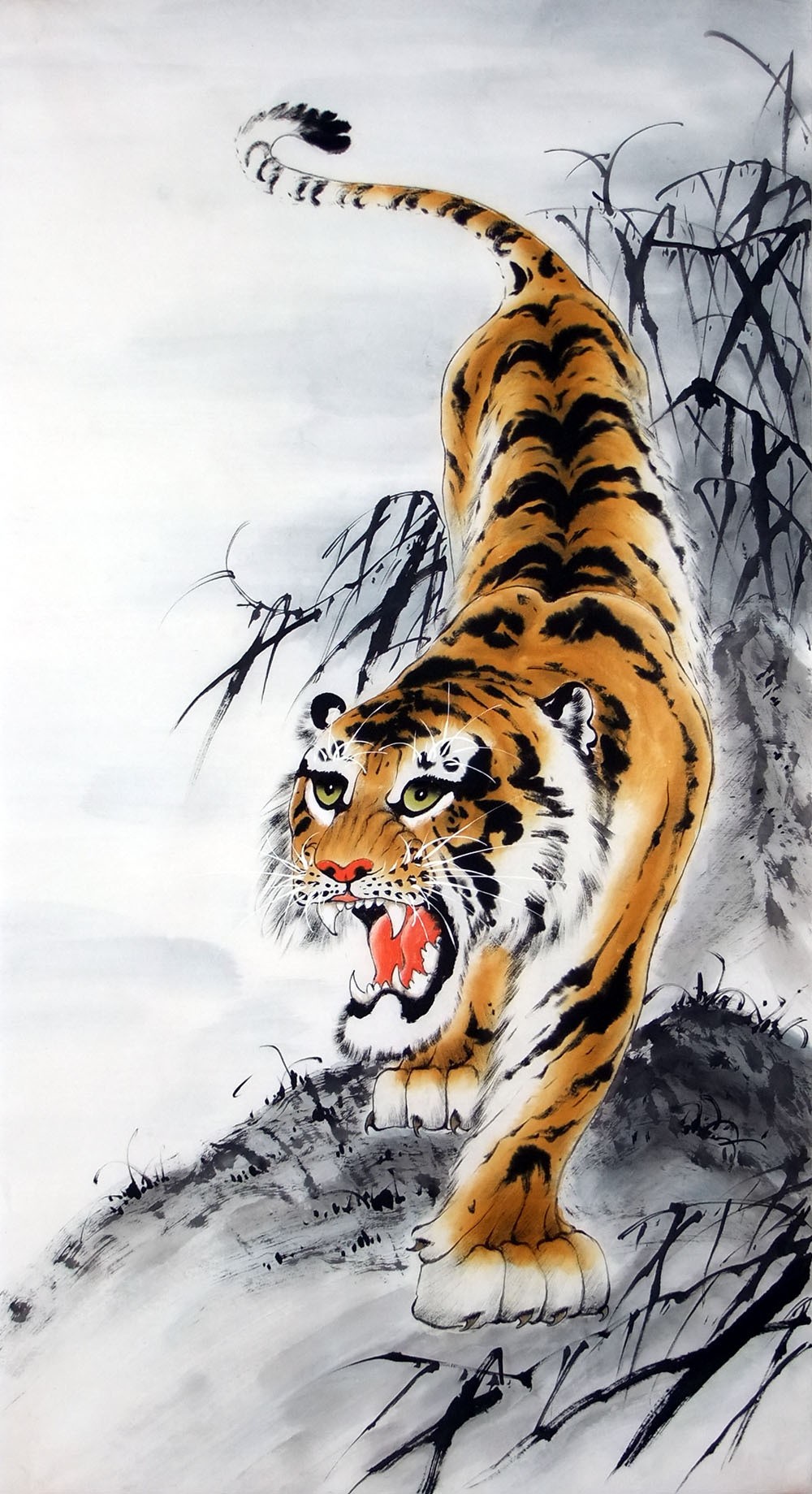Chinese Tiger Painting - CNAG015150