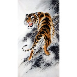 Chinese Tiger Painting - CNAG015152