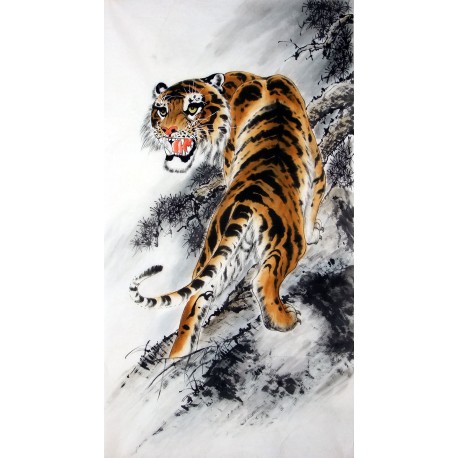 Chinese Tiger Painting - CNAG015152
