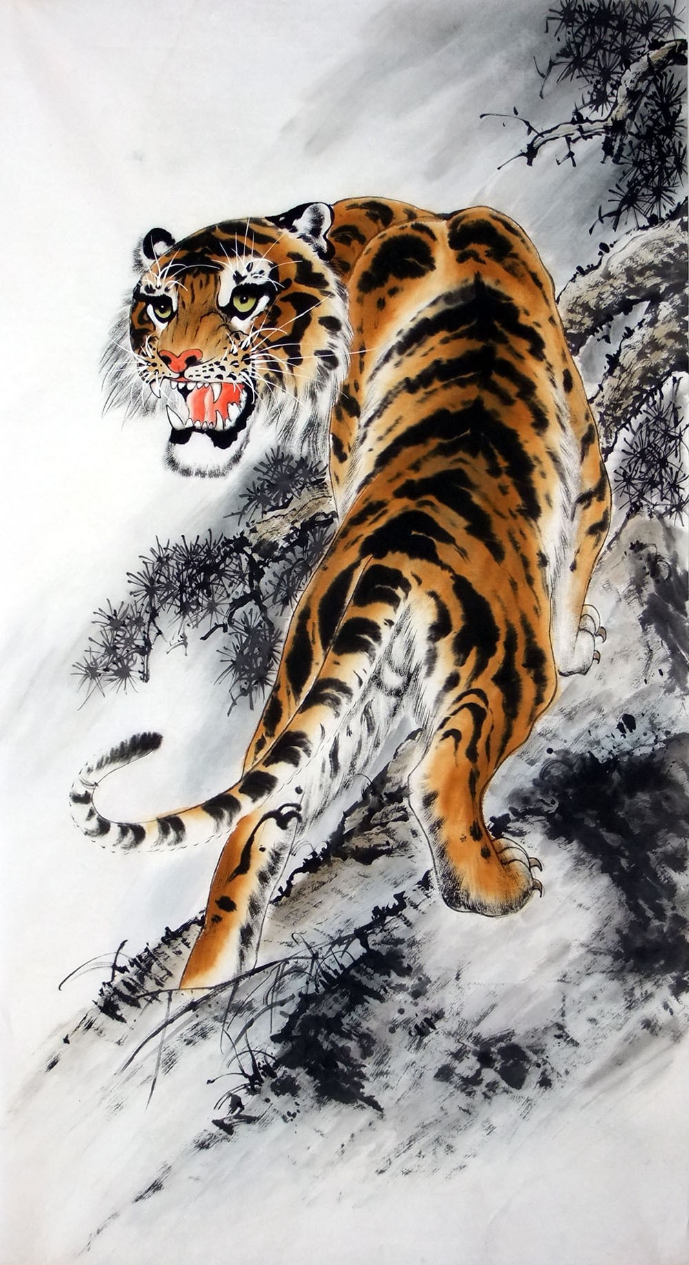 Chinese Tiger Painting - CNAG015152