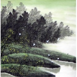 Chinese Landscape Painting - CNAG015153