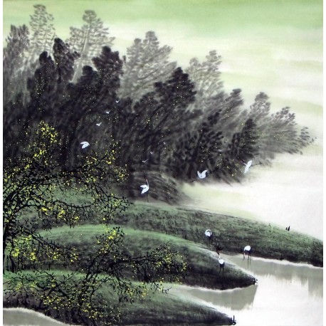 Chinese Landscape Painting - CNAG015153
