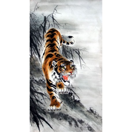 Chinese Tiger Painting - CNAG015154