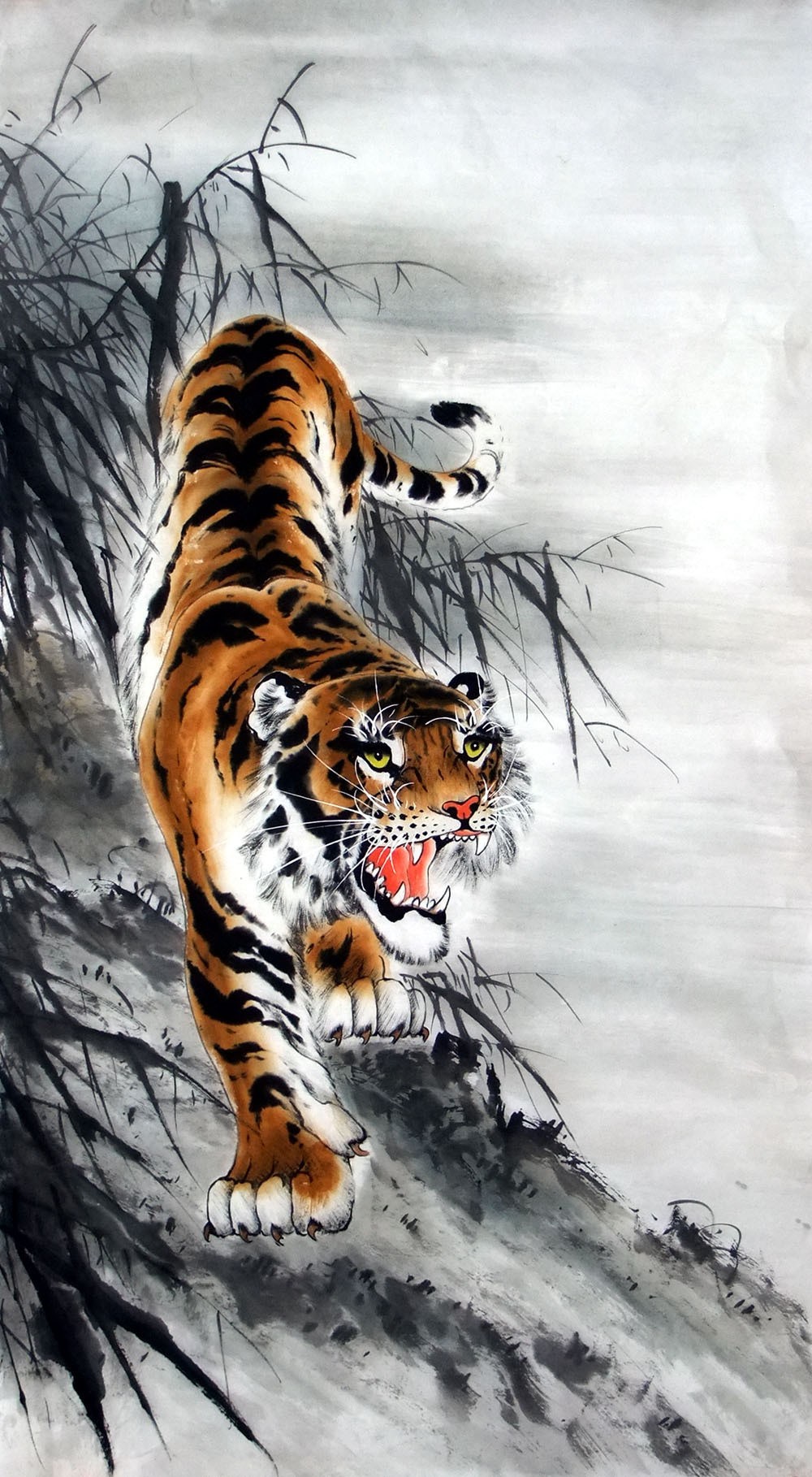 Chinese Tiger Painting - CNAG015154