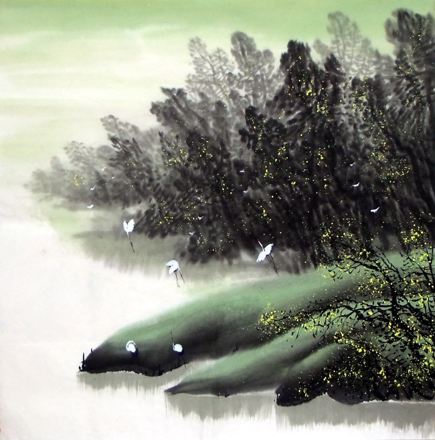 Chinese Landscape Painting - CNAG015155