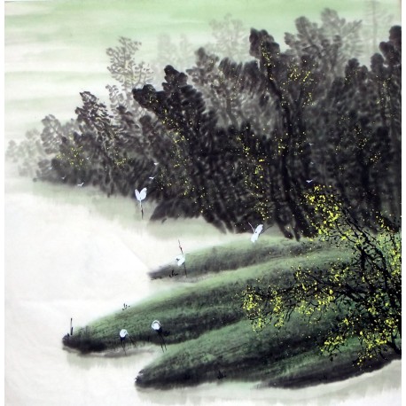 Chinese Landscape Painting - CNAG015156