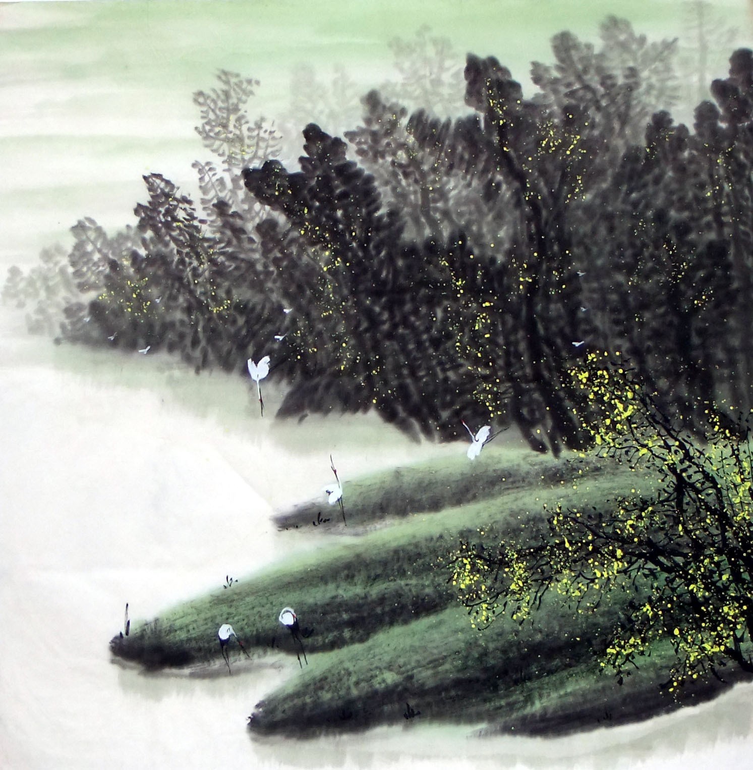 Chinese Landscape Painting - CNAG015156