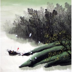 Chinese Landscape Painting - CNAG015157