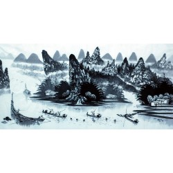 Chinese Landscape Painting - CNAG015158