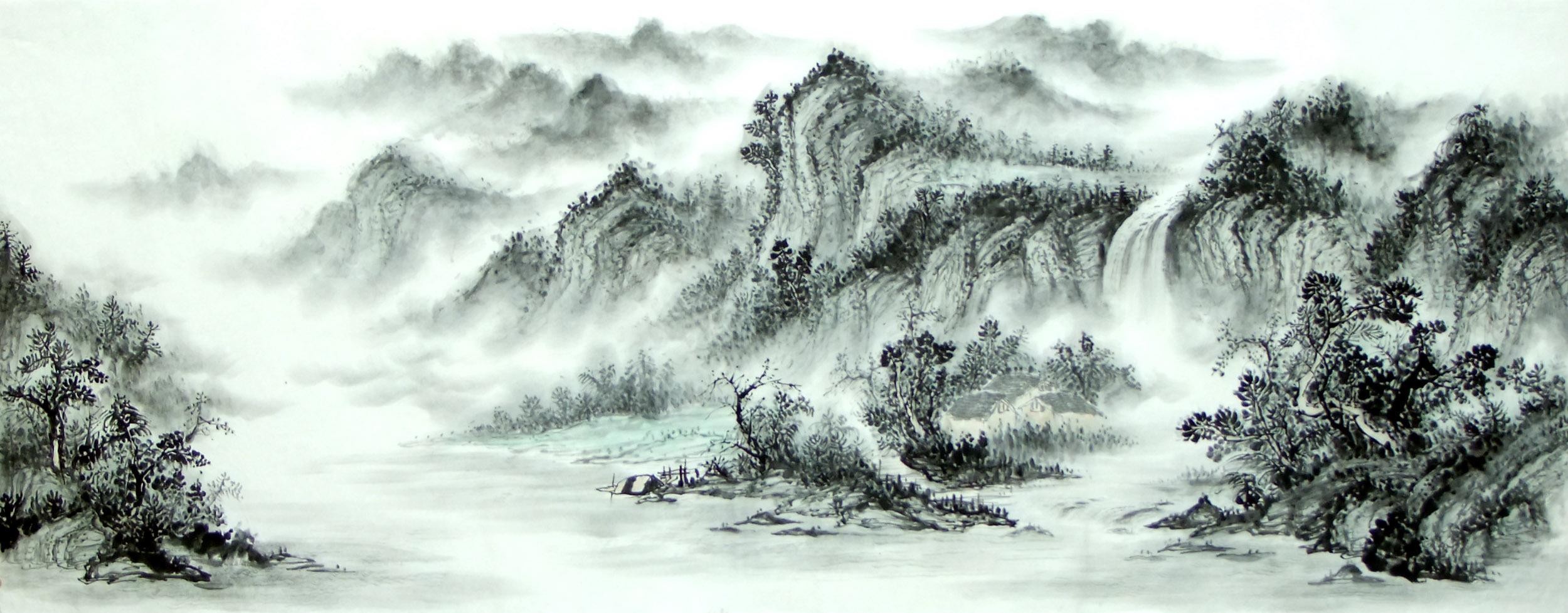 Chinese Landscape Painting - CNAG015161