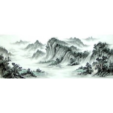 Chinese Landscape Painting - CNAG015163
