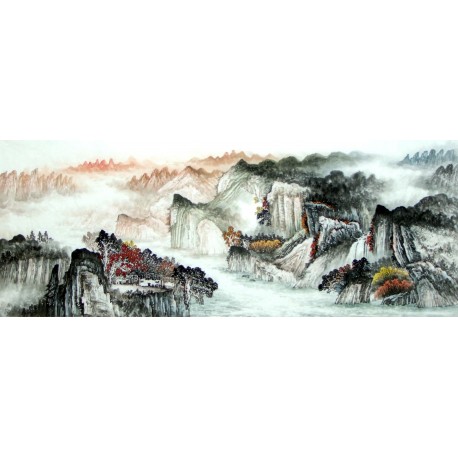 Chinese Landscape Painting - CNAG015164