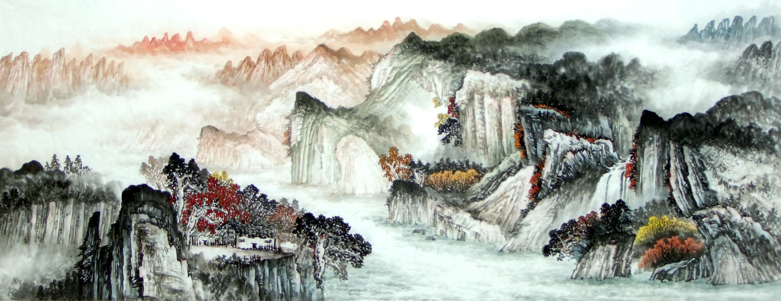 Chinese Landscape Painting - CNAG015164