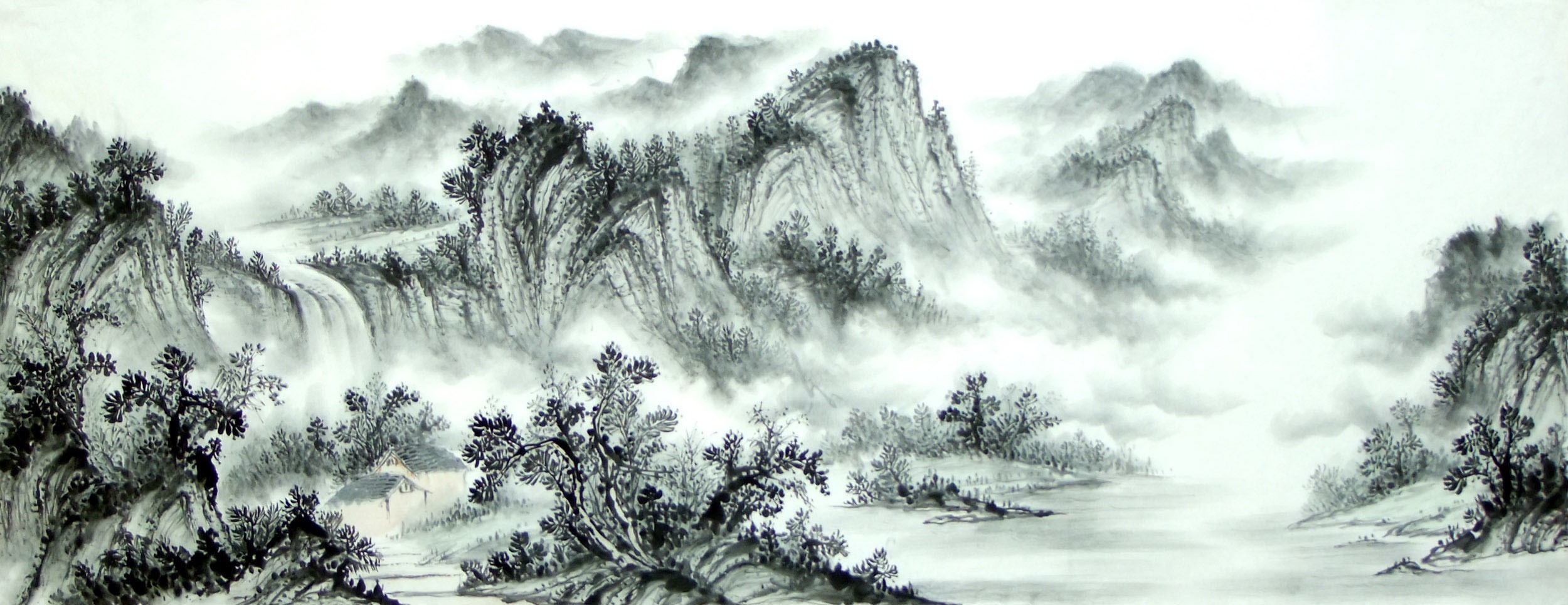 Chinese Landscape Painting - CNAG015165