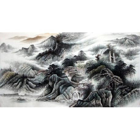 Chinese Landscape Painting - CNAG015168