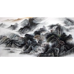 Chinese Landscape Painting - CNAG015170