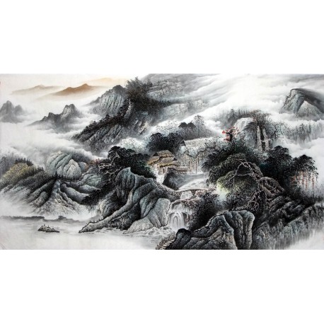 Chinese Landscape Painting - CNAG015171