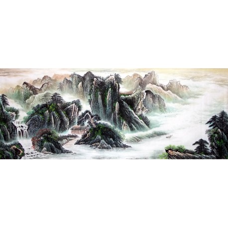 Chinese Landscape Painting - CNAG015172