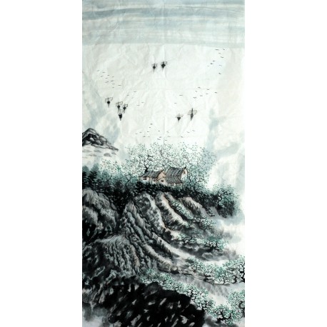 Chinese Landscape Painting - CNAG015193