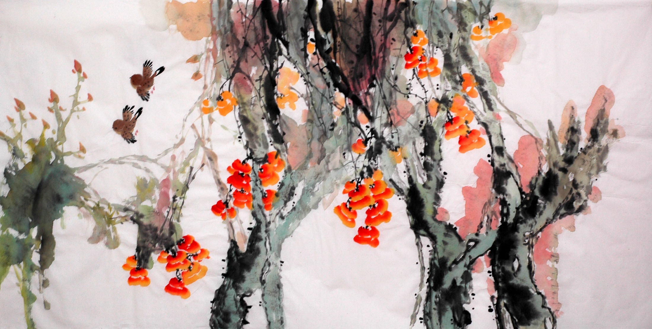 Chinese Flowers&Trees Painting - CNAG015194