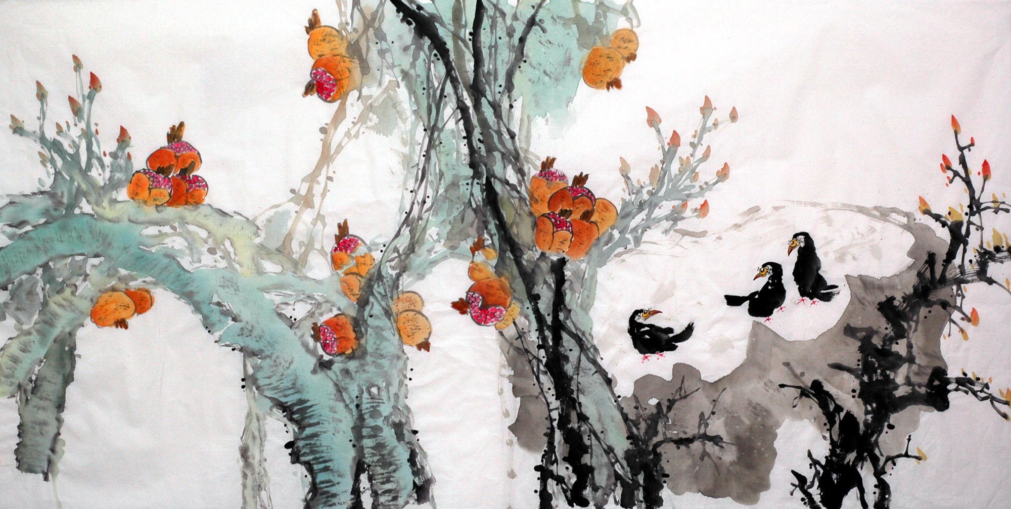 Chinese Flowers&Trees Painting - CNAG015195