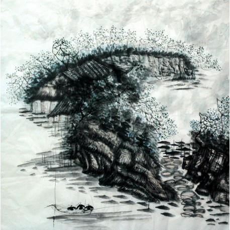 Chinese Landscape Painting - CNAG015198