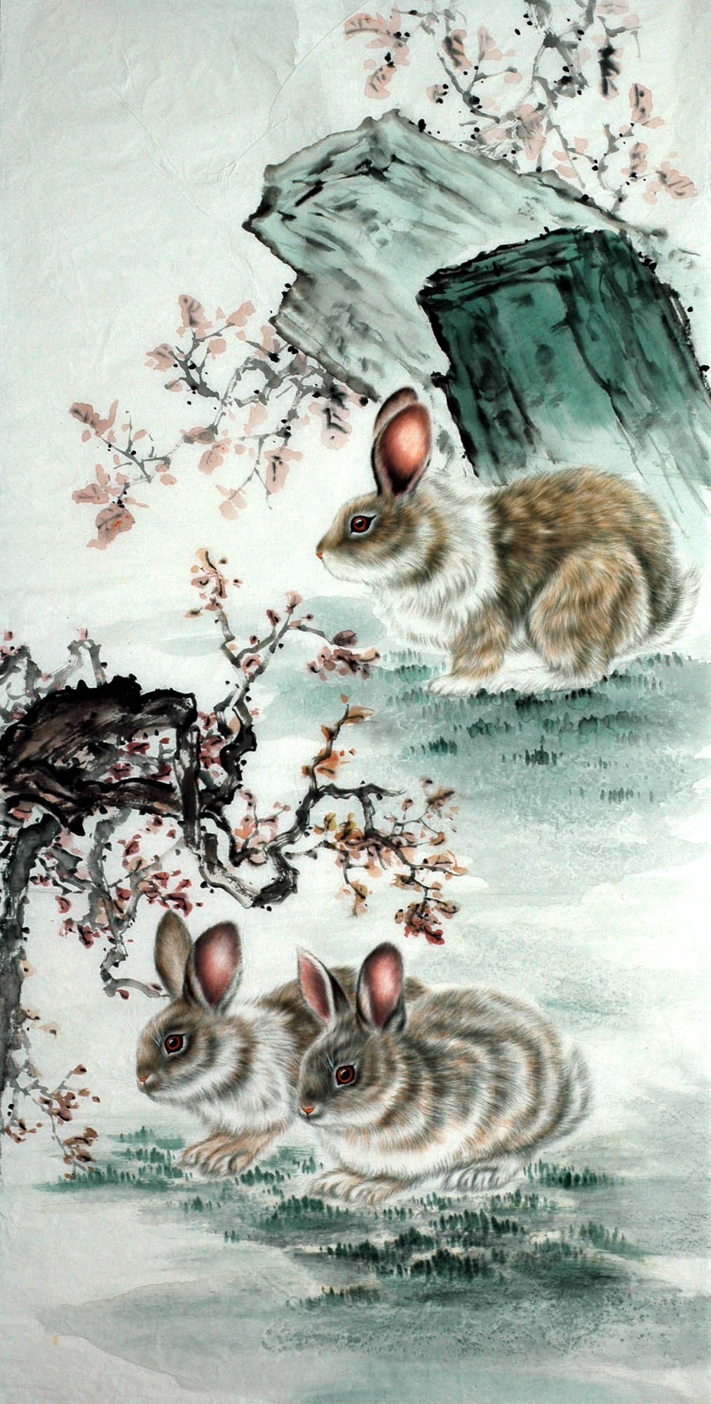 Chinese Rabbit Painting - CNAG015202