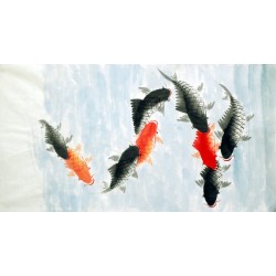 Chinese Fish Painting - CNAG015207
