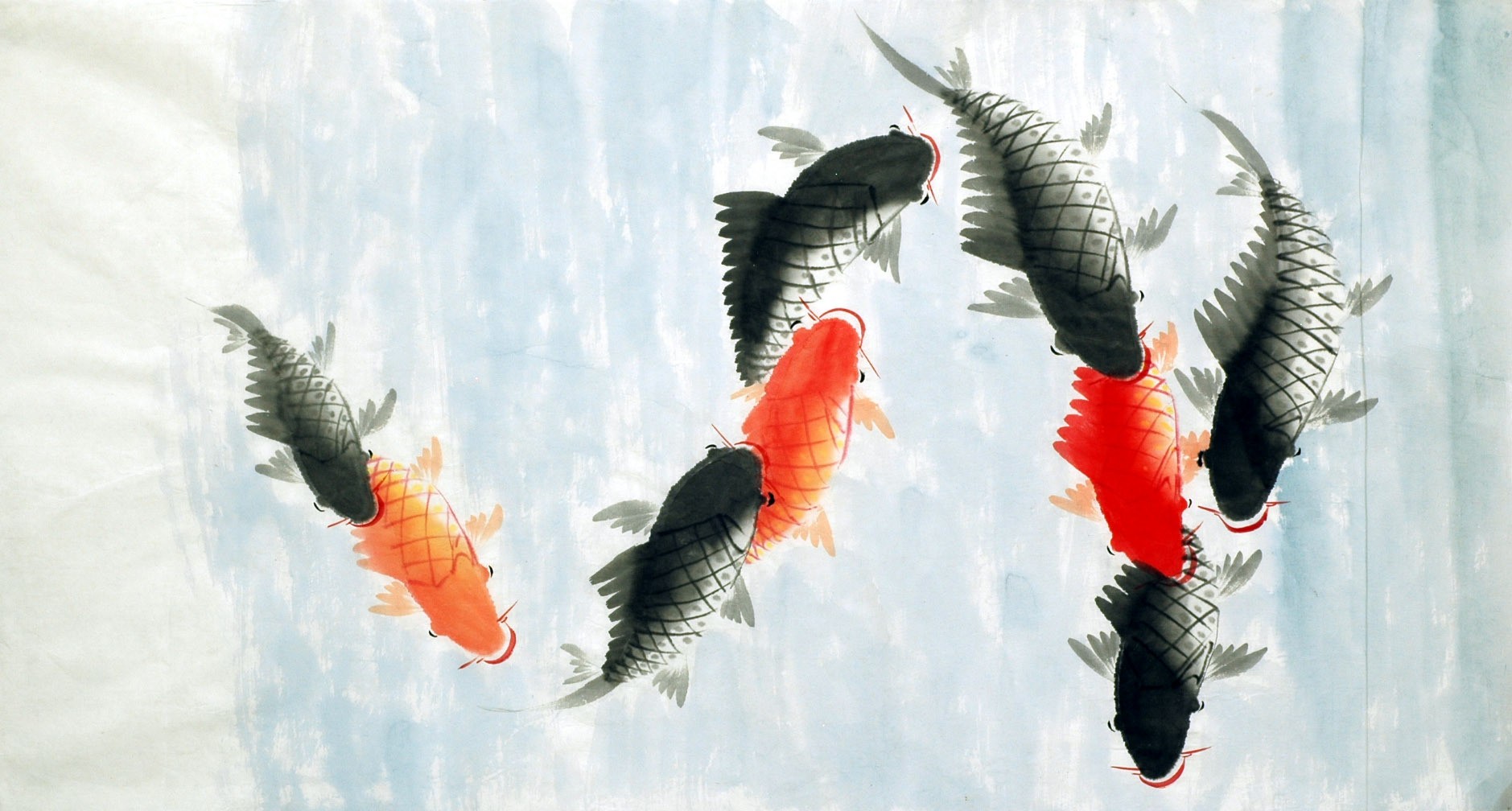Chinese Fish Painting - CNAG015207