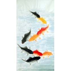 Chinese Fish Painting - CNAG015209