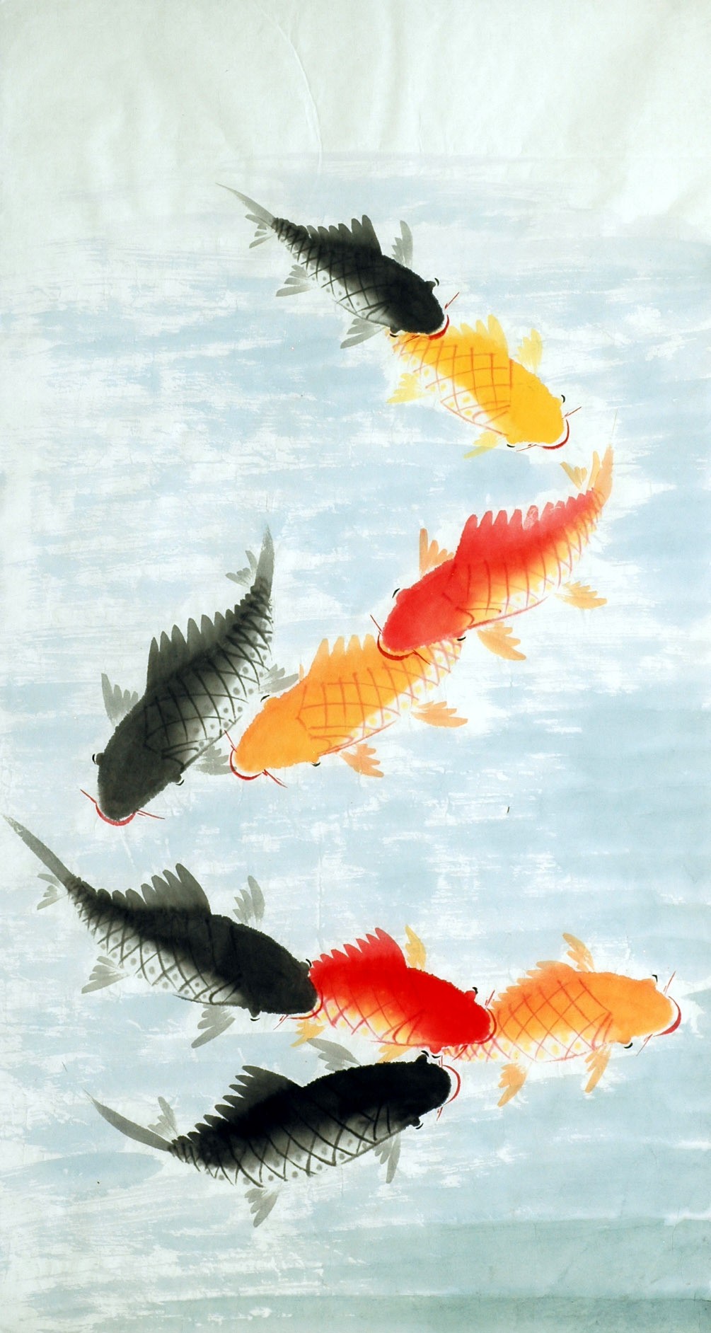 Chinese Fish Painting - CNAG015209